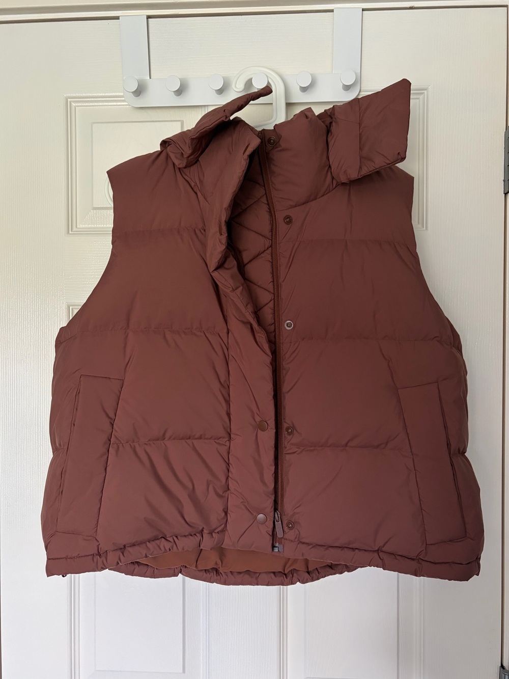 Lululemon wunder puff cropped vest - size 8